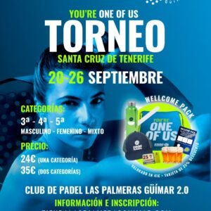 INSCRIPCION TORNEO PADEL NUESTRO